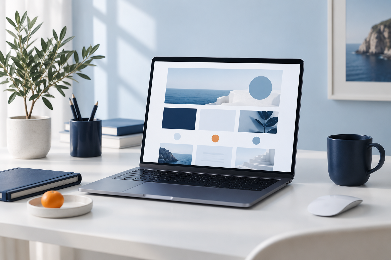 Espacio de trabajo de diseño web